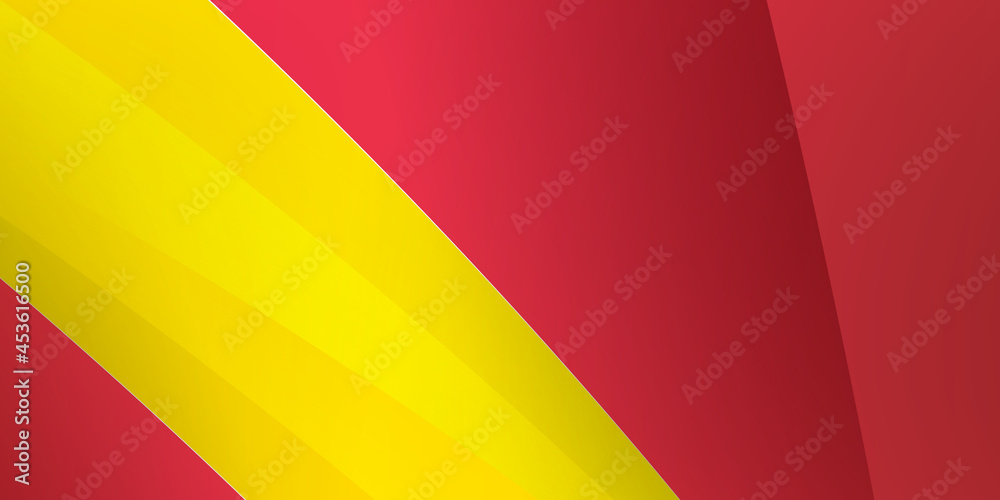 Simple modern red yellow abstract background