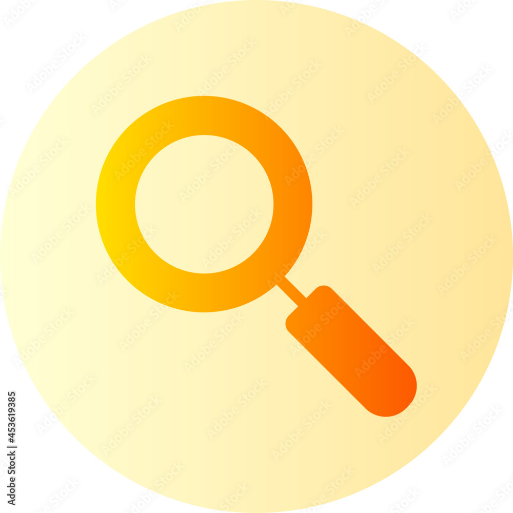 loupe gradient icon loupe gradient icon