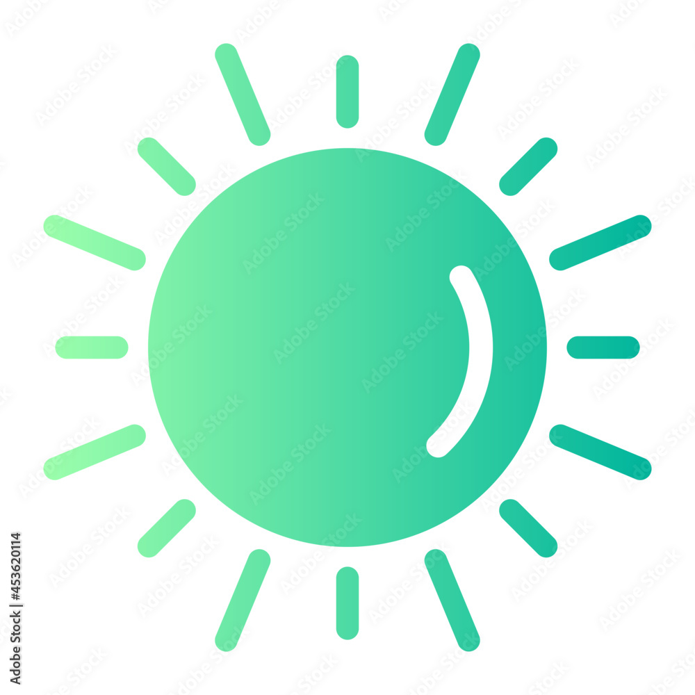 sun gradient icon