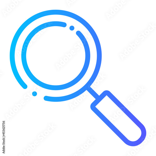 loupe gradient icon