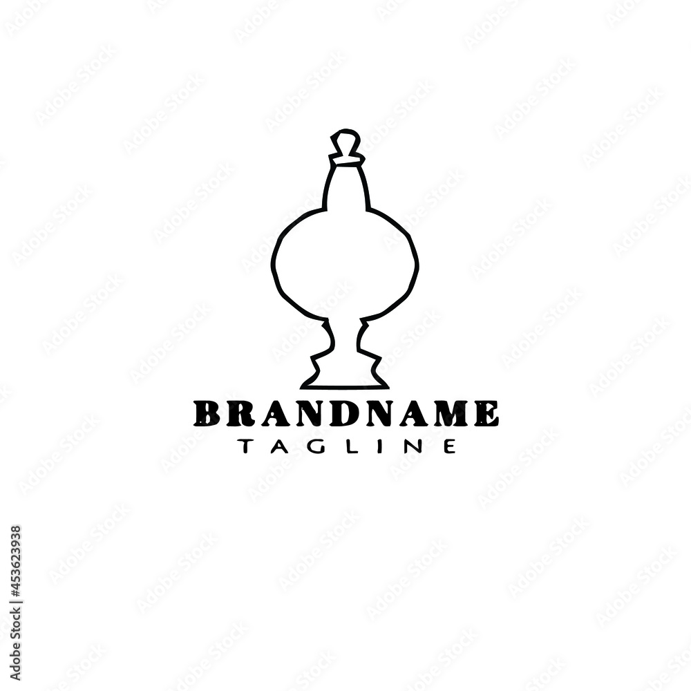 beer pump cartoon logo icon design template black simple vector illustration beer pump cartoon logo icon design template black simple vector illustration