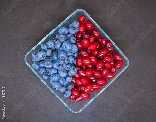 The fruits of all dogwood species are drupes with one or two seeds, often brightly colorful. The drupes of species in the subgenus Cornus are edible