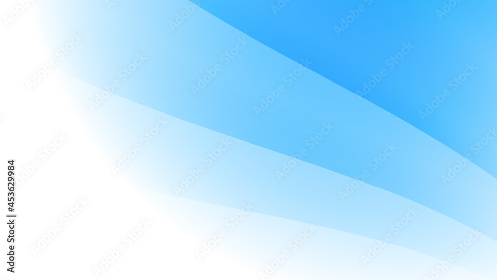 Simple light blue abstract wave 3d business presentaiton background. Abstract background with dynamic effect. Motion vector Illustration. Trendy gradients. Can be used for advertising, marketing