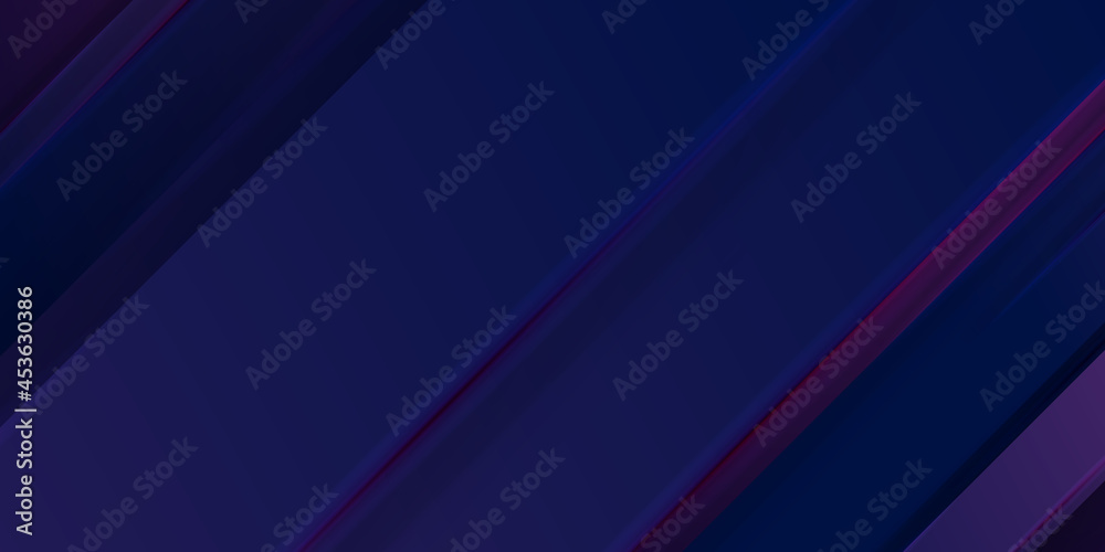 Dark purple and dark blue abstract business presentation design background. Abstract polygonal pattern luxury dark blue background with purple gradient color