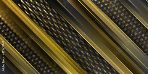 Black gold background