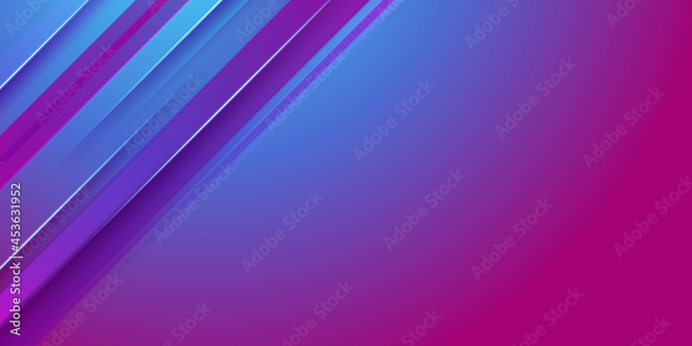 Fototapeta premium Abstract purple blue pink neon light background
