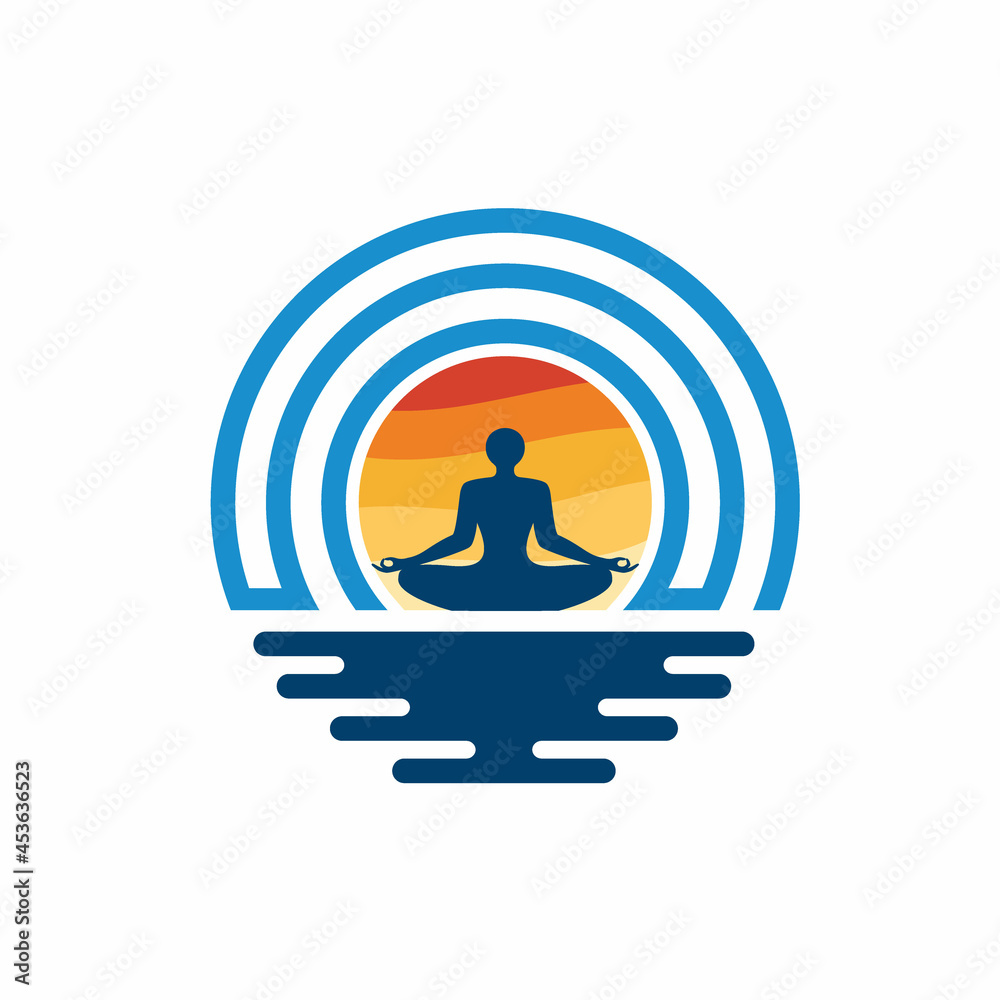 yoga meditation icon