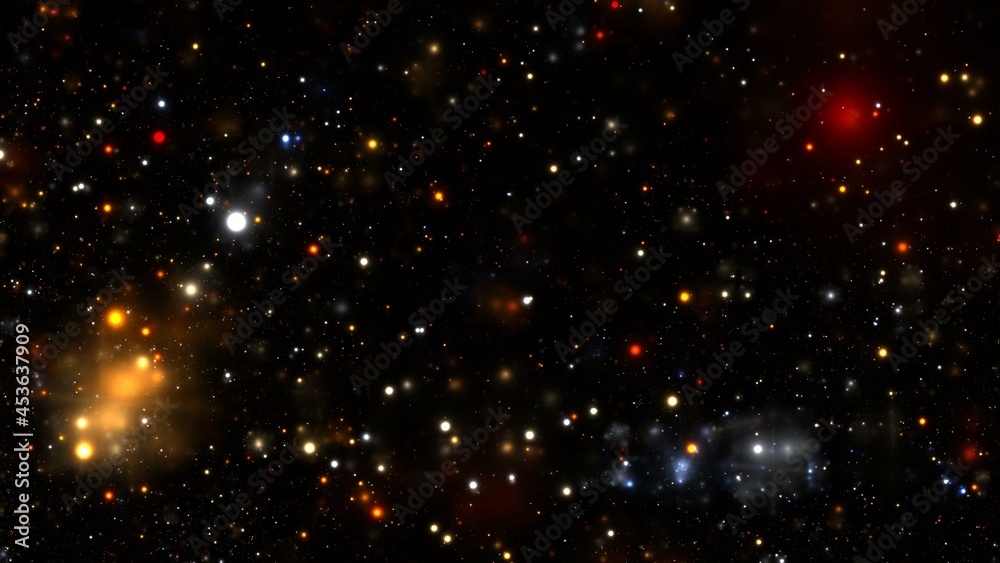 Obraz premium Cosmos background. Night sky. Colorful cosmos with stardust.