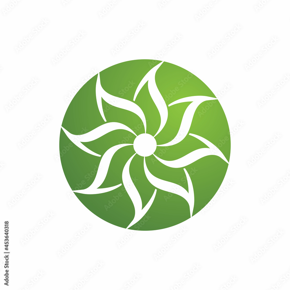 Leaf icon Vector Illustration design Logo template Leaf icon Vector Illustration design Logo template