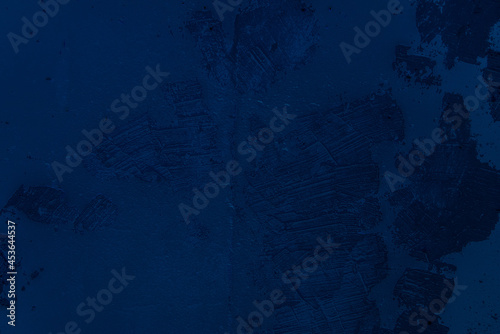 fond ou arrière-plan bleu foncé, abstrait, texture de mur de béton coloré