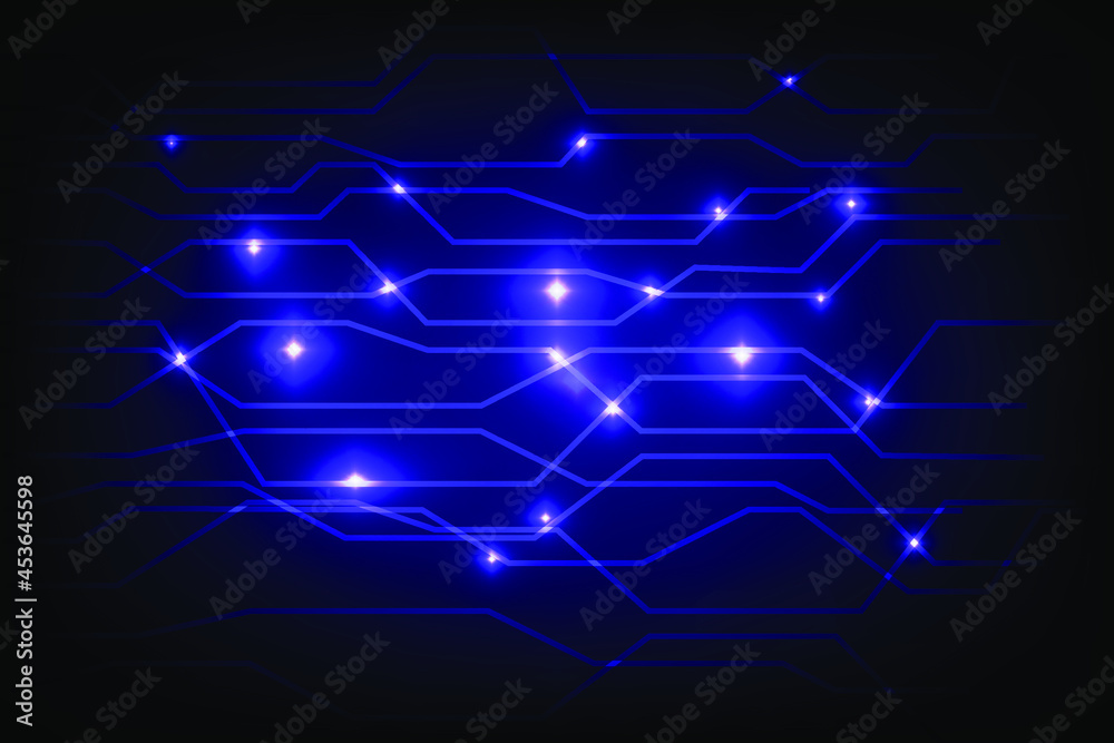blue technology background with electric circuit and vector design, digital connect concept blue technology background with electric circuit and vector design, digital connect concept