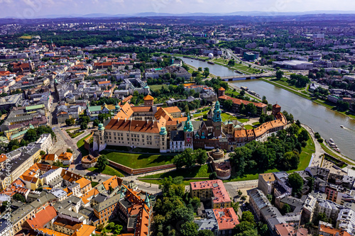 Burg Wawel in Krakau | Luftbilder von der Burg Wawel in Krakau | Zamek Królewski na Wawelu photo