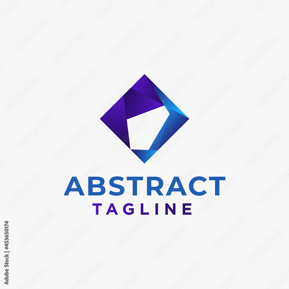 abstract rhombus logo abstract rhombus logo
