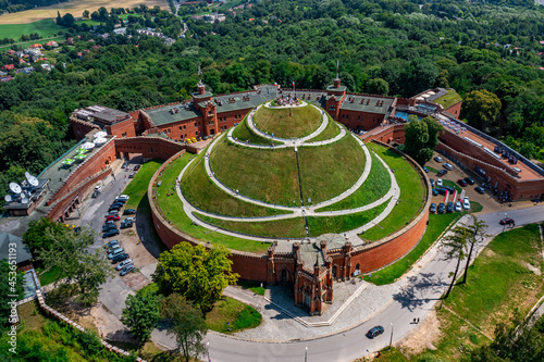 Kosciuszko Hügel Krakau | Luftbilder vom Kosciuszko Hügel in Krakau (Polen) | Kopiec Kościuszki photo