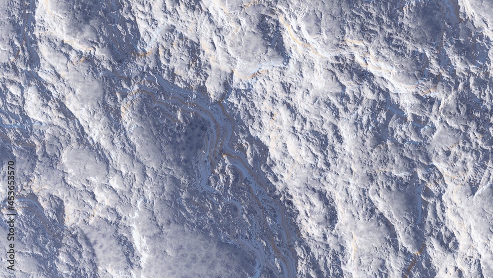 Naklejka premium abstract aerial view, abstract cosmic texture, top view of alien planet 3d render