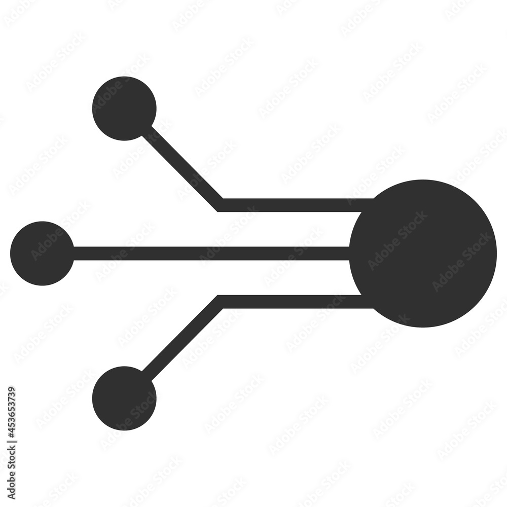 Sensor links vector illustration. Flat illustration iconic design of sensor links, isolated on a white background. Sensor links vector illustration. Flat illustration iconic design of sensor links, isolated on a white background.