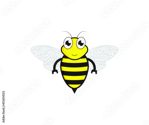 Bee mascot - scalable vector graphics
