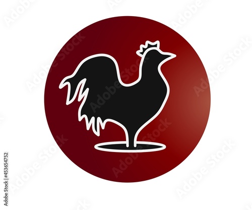 Rooster symbol logo for your business.
