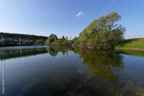 Pond in La Bass  e national nature reserve. Ile-de-France region
