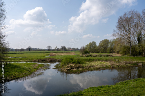 Two streamlets that come together at the town of Meddo in the municipality of Winterswijk