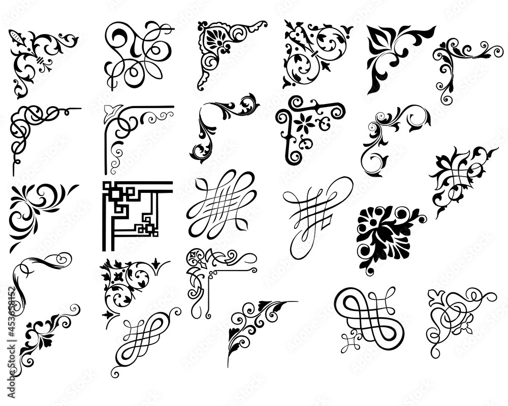 calligraphic corners calligraphic corners