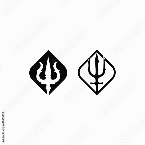 Trident logo vector image