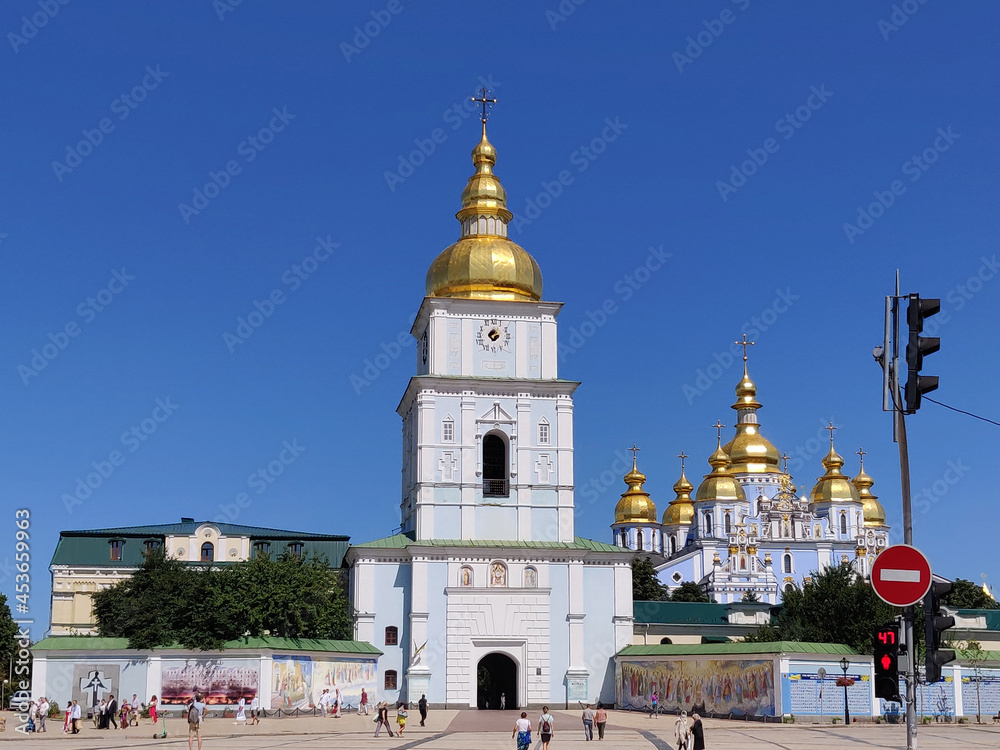 St.Michael's Golden-Domed Monastery - famous place in Kiev, Ukraine
