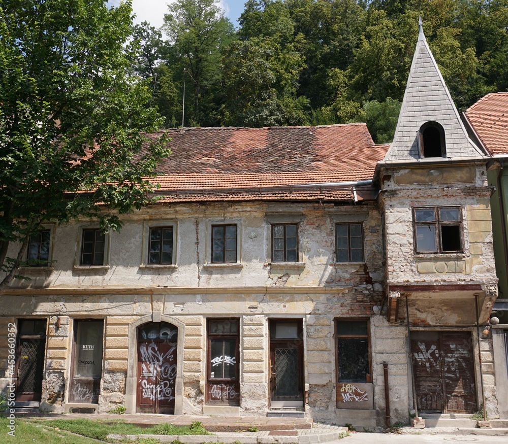 Abandoned creepy house in Slovenia's Capital Ljubljana