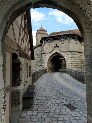Unterwegs in Rothenburg o.d. Tauber der mittelalterliche Charme zum Greifen nah. 