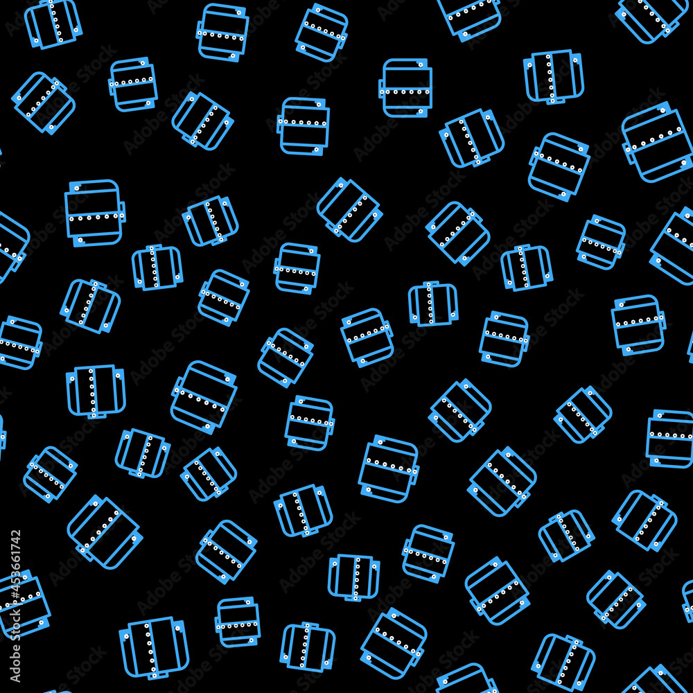 Line T-shirt icon isolated seamless pattern on black background. Vector Line T-shirt icon isolated seamless pattern on black background. Vector