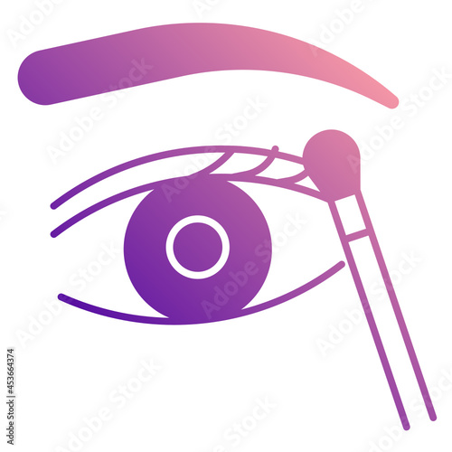 eyeshadow brush and eye