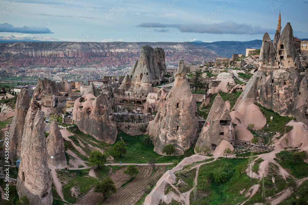 cave houses in  Cappadocia Turkey  