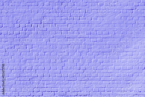 Blue brick wall texture. Building architectural background.