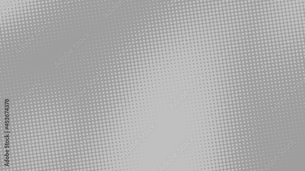 Abstract dots gray color pattern gradient texture background.