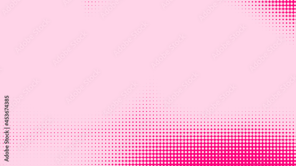 Dot pink pattern gradient texture background. Abstract illustration pop art halftone and retro style. creative design valentine concept, Dot pink pattern gradient texture background. Abstract illustration pop art halftone and retro style. creative design valentine concept,