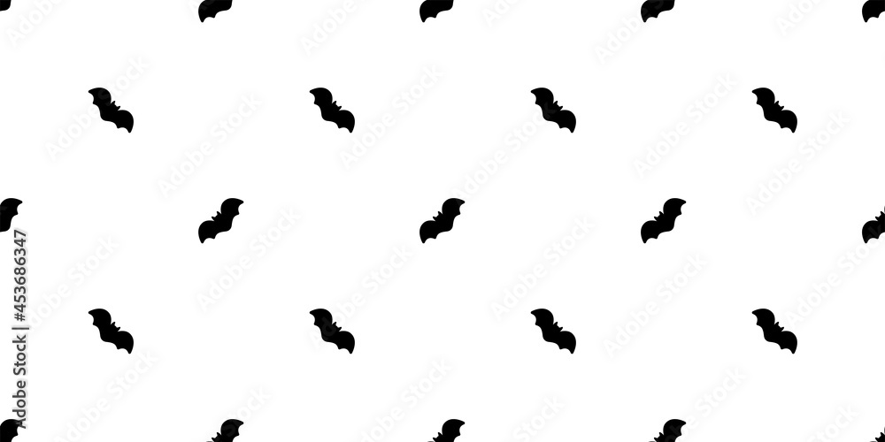 bat seamless pattern vector Halloween dracula Vampire ghost doodle cartoon illustration gift wrap paper design