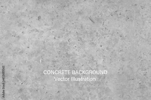 Vector gray concrete texture. Stone wall background. photo