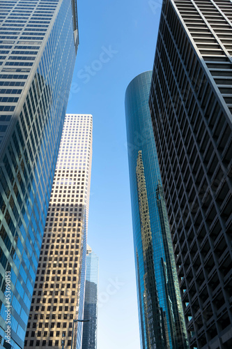 building, architecture, city, skyscraper, business, office, sky, buildings, glass, tower, downtown, skyline, urban, skyscrapers, tall, high, cityscape, reflection, manhattan, financial, finance, exter