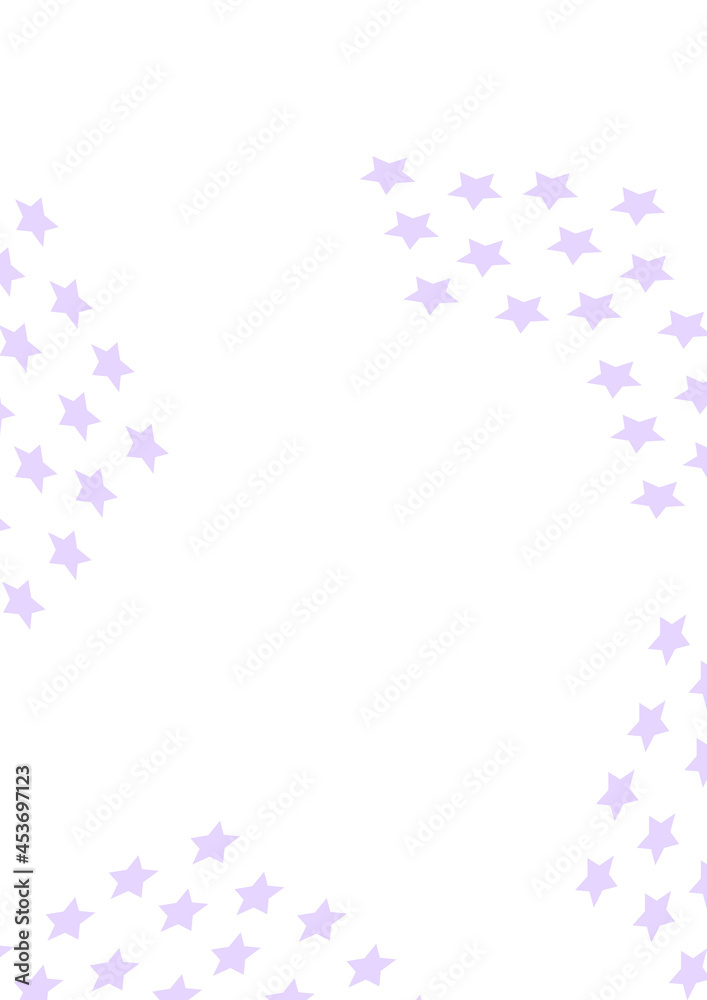 pink background with stars and copy space for text