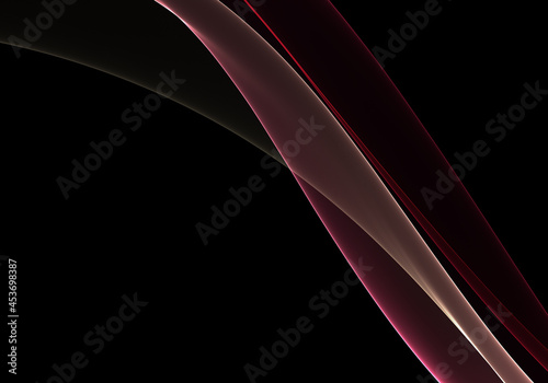 Abstract background waves. Black and pink abstract background for wallpaper or business card