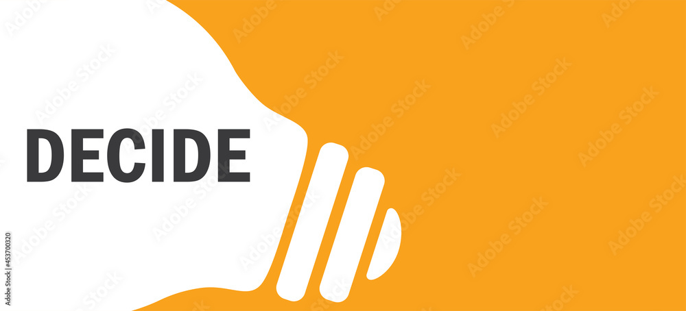 Fototapeta premium Decide in lamp background illustration