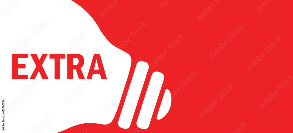 Fototapeta premium extra in lamp background illustration