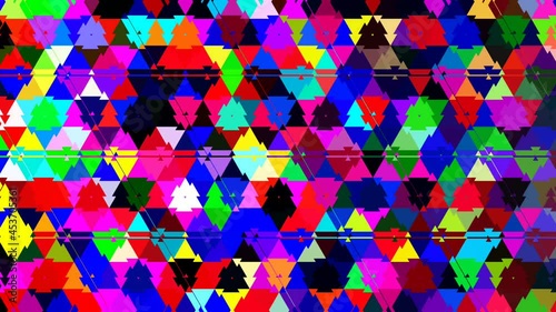 Mosaic Motion Graphic Animation Background Video