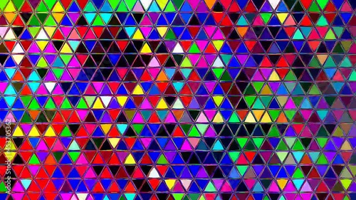 Mosaic Motion Graphic Animation Background Video