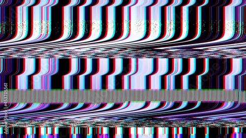 Abstract Glitch Motion Graphic Animation