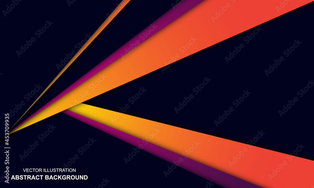 Modern Abstract Background Black Dop and Colorful Design