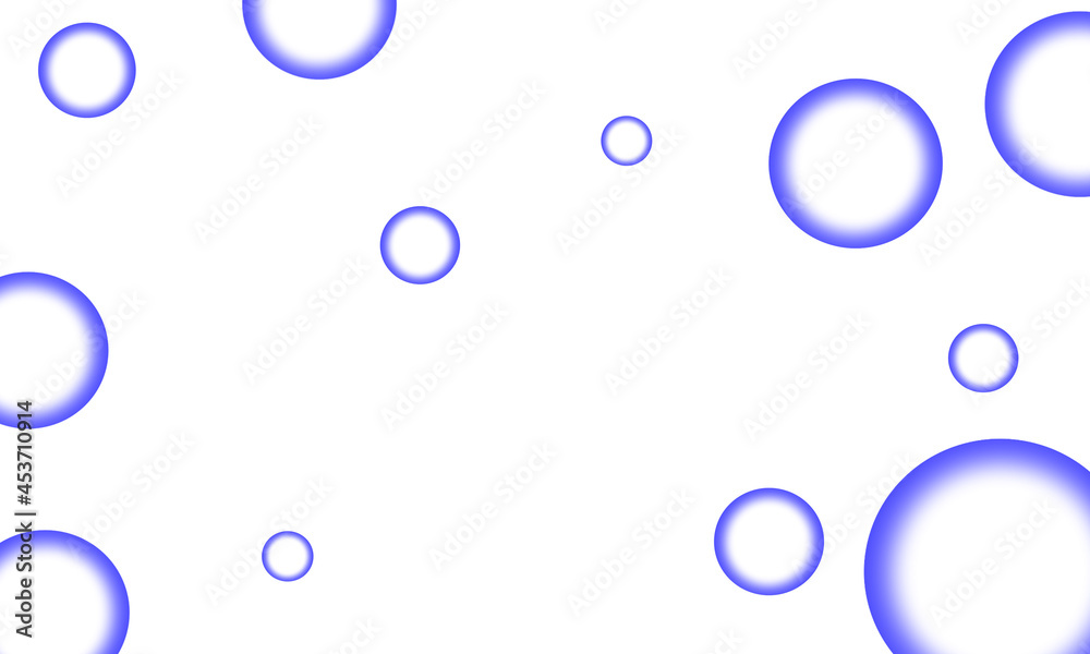 light blue bubble pattern white background