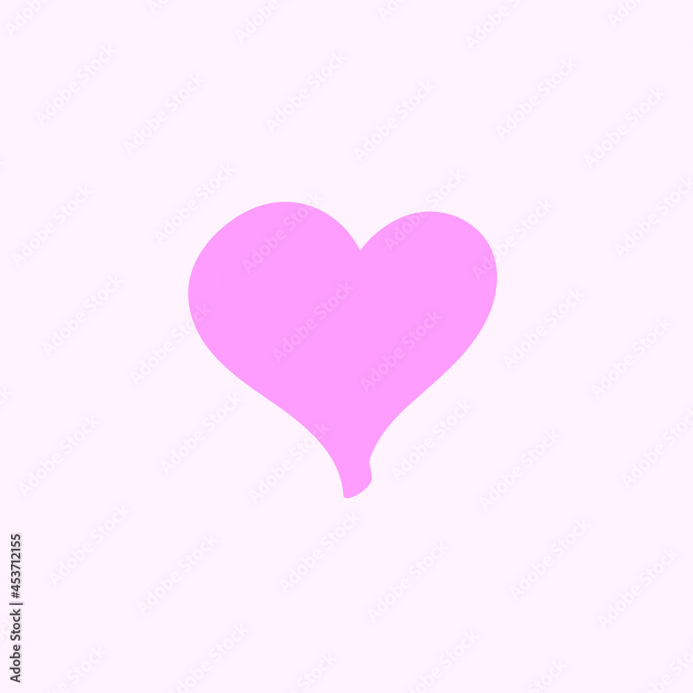 Illustrated heart icons Vector