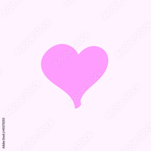 Illustrated heart icons Vector