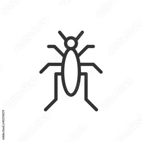 Vector insect line icon.